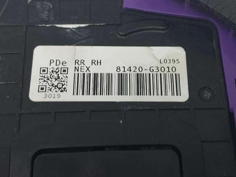 Recambio de cerradura puerta trasera derecha para hyundai i30 cw (pd) go! referencia OEM IAM 81420G3010  