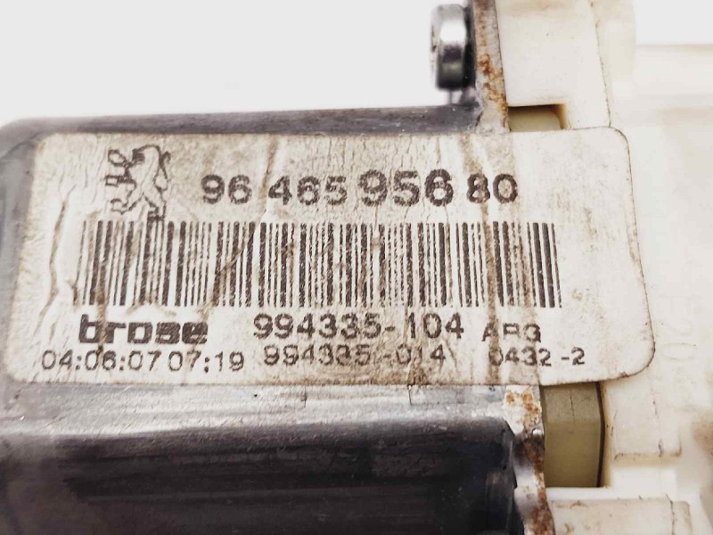 Recambio de motor elevalunas trasero izquierdo para peugeot 407 sport referencia OEM IAM 9646595680 0130822201 