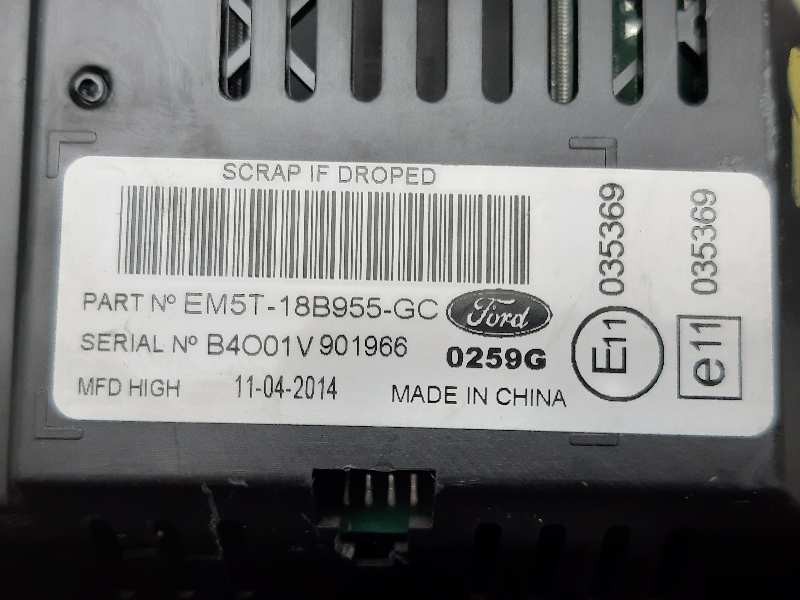 Recambio de pantalla multifuncion para ford focus lim. (cb8) titanium referencia OEM IAM EM5T18B955GC  