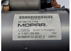 Recambio de motor arranque para fiat 500 (312) 1.2 referencia OEM IAM 52100116F109   2