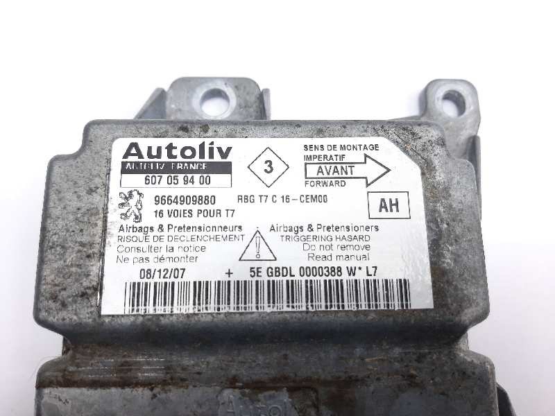 Recambio de centralita airbag para peugeot 308 premium referencia OEM IAM 9664909880 607059400 