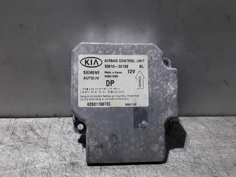 Recambio de centralita airbag para kia sorento 2.5 crdi ex referencia OEM IAM 959103E100 62S0170672G 