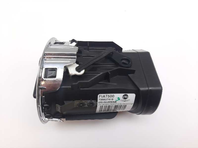 Recambio de rejilla aireadora para fiat 500 (312) 1.2 referencia OEM IAM 735627419 5XL02JXWAB 