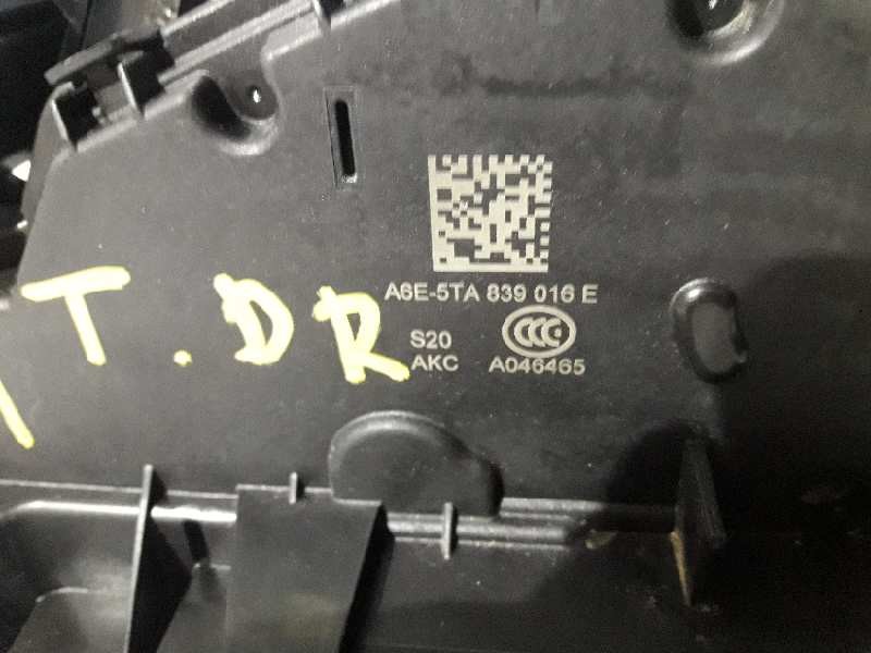 Recambio de cerradura puerta trasera derecha para seat arona style referencia OEM IAM A6E5TA839016E  