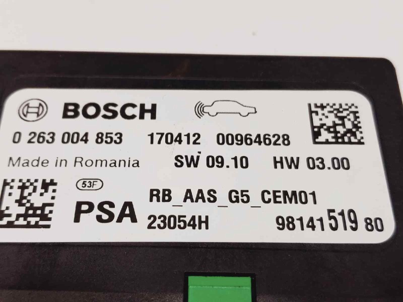 Recambio de modulo electronico para peugeot 508 sw active referencia OEM IAM 9814151980 0263004853 