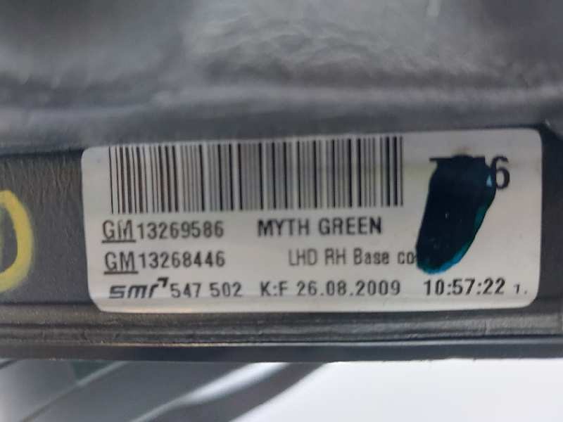 Recambio de retrovisor derecho para opel insignia berlina cosmo referencia OEM IAM 13269586 13268446 1428476