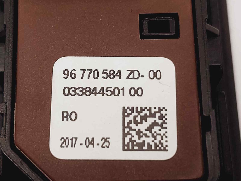 Recambio de interruptor para peugeot 508 sw active referencia OEM IAM 96770584ZD  