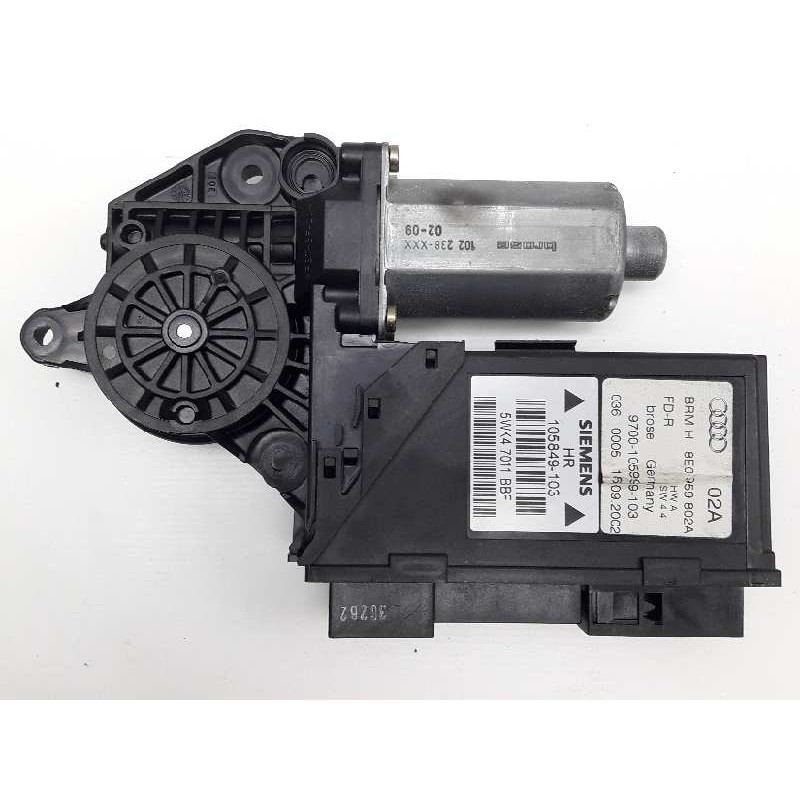 Recambio de motor elevalunas trasero derecho para audi a4 berlina (8e) 1.9 tdi (96kw) referencia OEM IAM 8E0959802A 8E0959802 