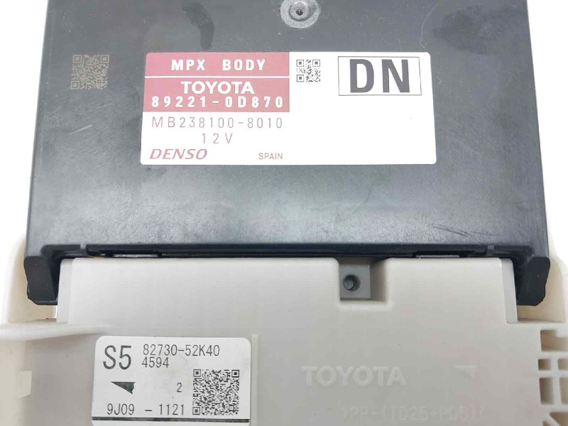 Recambio de modulo electronico para toyota yaris hybrid referencia OEM IAM 892210D870 MB2381008010 8273052K40