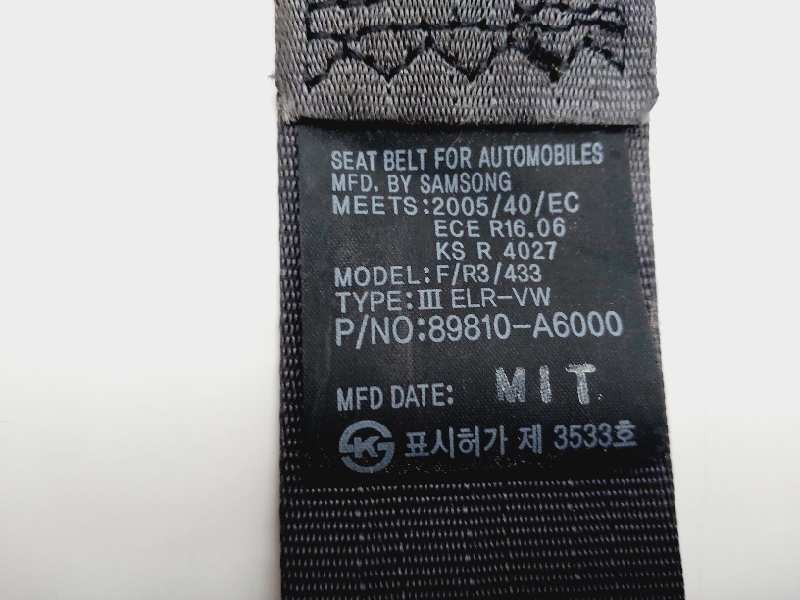 Recambio de cinturon seguridad trasero derecho para kia cee´d x-tech referencia OEM IAM 89810A6000  