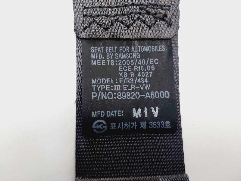 Recambio de cinturon seguridad trasero izquierdo para kia cee´d x-tech referencia OEM IAM 89820A6000  