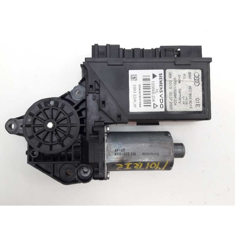 Recambio de motor elevalunas trasero izquierdo para audi a4 berlina (8e) 2.0 tdi 16v (103kw) referencia OEM IAM 8E0959801E 8E095