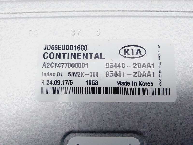 Recambio de centralita cambio automatico para kia cee´d x-tech referencia OEM IAM 954402DAA1 954412DAA1 