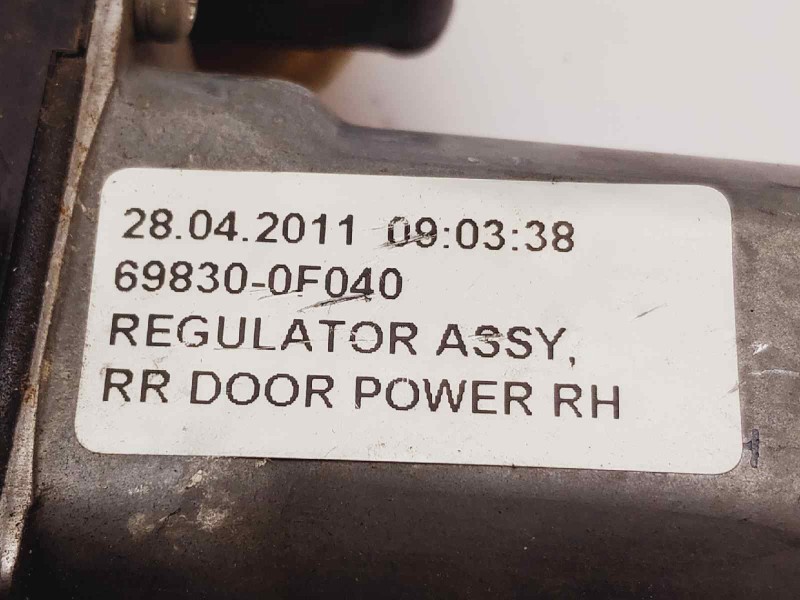 Recambio de elevalunas trasero derecho para toyota verso active referencia OEM IAM 698300F040  