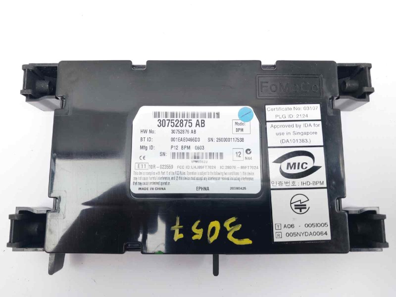 Recambio de modulo electronico para volvo v50 familiar 2.0 d momentum referencia OEM IAM 30752875AB 30752876AB 