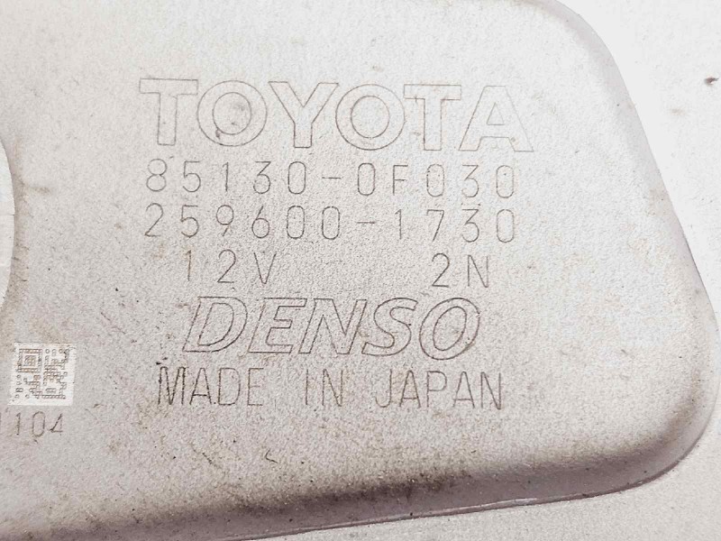 Recambio de motor limpia trasero para toyota verso active referencia OEM IAM 851300F030  