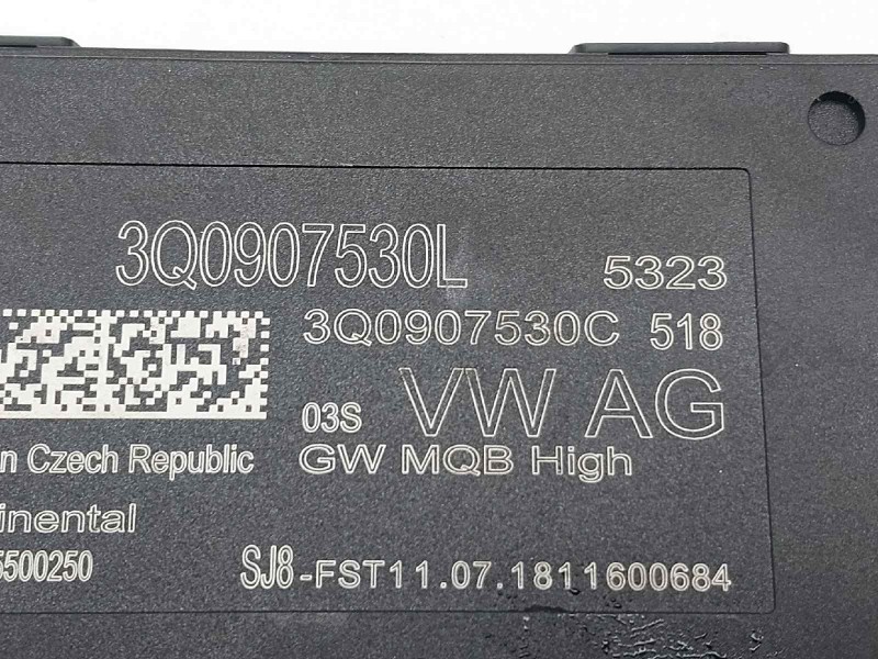 Recambio de modulo electronico para seat leon (5f1) style visio referencia OEM IAM 3Q0907530L 3Q0907530C 