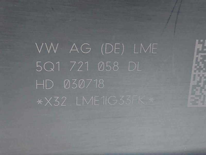 Recambio de pedal freno para seat leon (5f1) style visio referencia OEM IAM 5Q1721058DL  