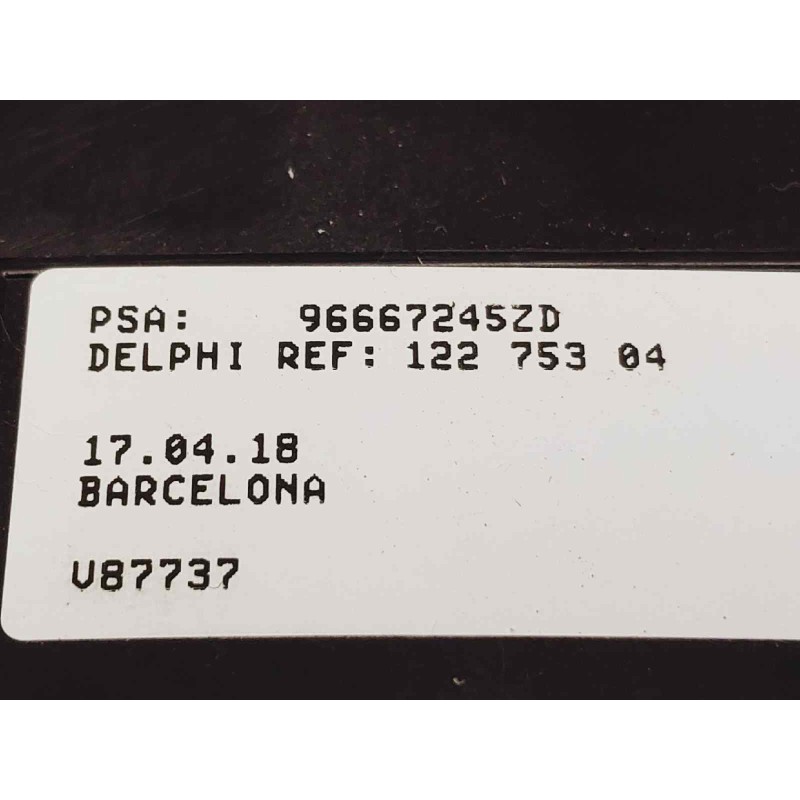 Recambio de mando multifuncion para citroen c4 spacetourer blue hdi s&s eat6 feel referencia OEM IAM 96667245ZD  