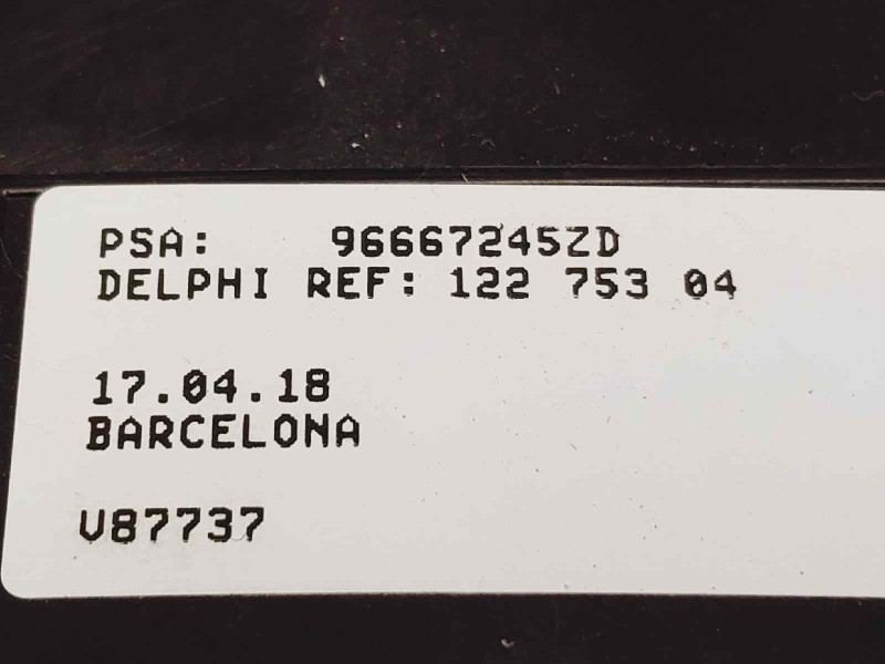 Recambio de mando multifuncion para citroen c4 spacetourer blue hdi s&s eat6 feel referencia OEM IAM 96667245ZD  