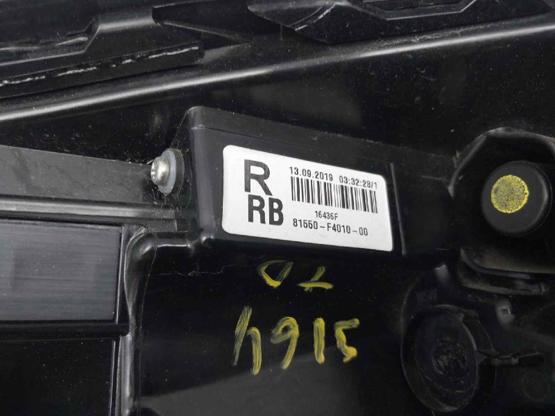 Recambio de piloto trasero derecho para toyota c-hr 1.8 hibrido referencia OEM IAM 81550F401000 81550F4010 