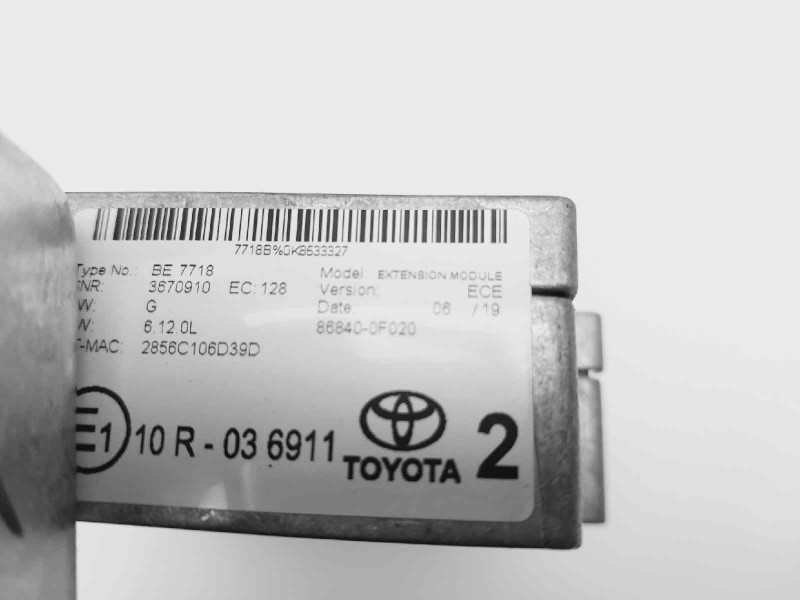 Recambio de modulo electronico para toyota c-hr 1.8 hibrido referencia OEM IAM 868400F020  