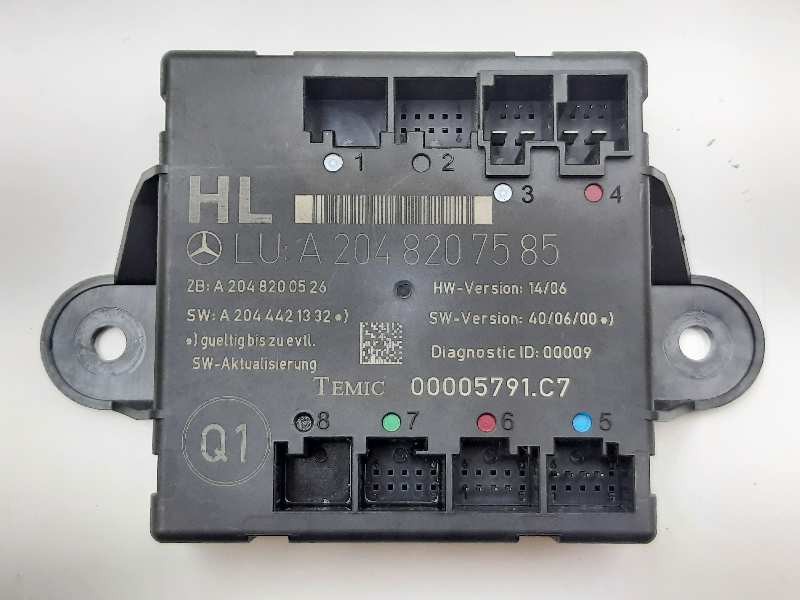 Recambio de modulo electronico para mercedes-benz clase c (w204) berlina c 220 cdi (204.008) referencia OEM IAM A2048207585  