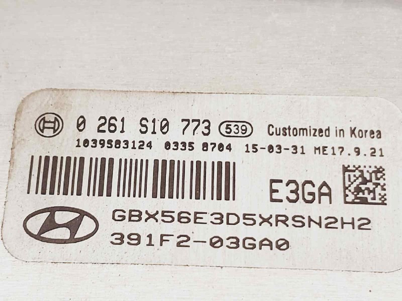 Recambio de centralita motor uce para hyundai i20 classic referencia OEM IAM 391F203GA0  