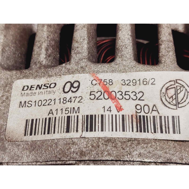 Recambio de alternador para fiat tipo ii 356 berlina referencia OEM IAM 52003532  