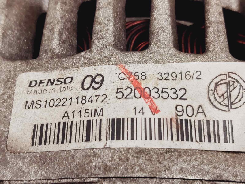 Recambio de alternador para fiat tipo ii 356 berlina referencia OEM IAM 52003532  