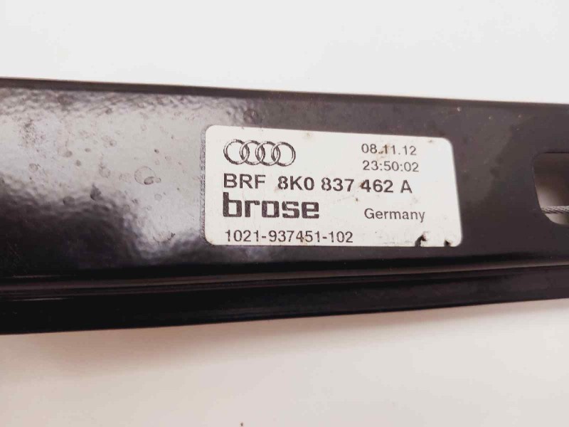 Recambio de elevalunas delantero derecho para audi a4 ber. (b8) básico referencia OEM IAM 8K0837462A 8K0959802A 