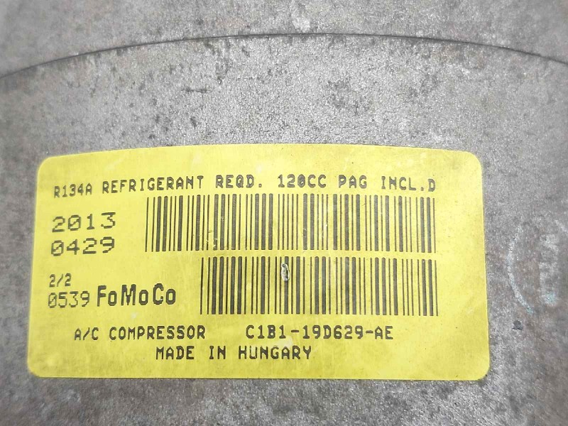 Recambio de compresor aire acondicionado para ford fiesta (ccn) trend referencia OEM IAM C1B119D629AE  