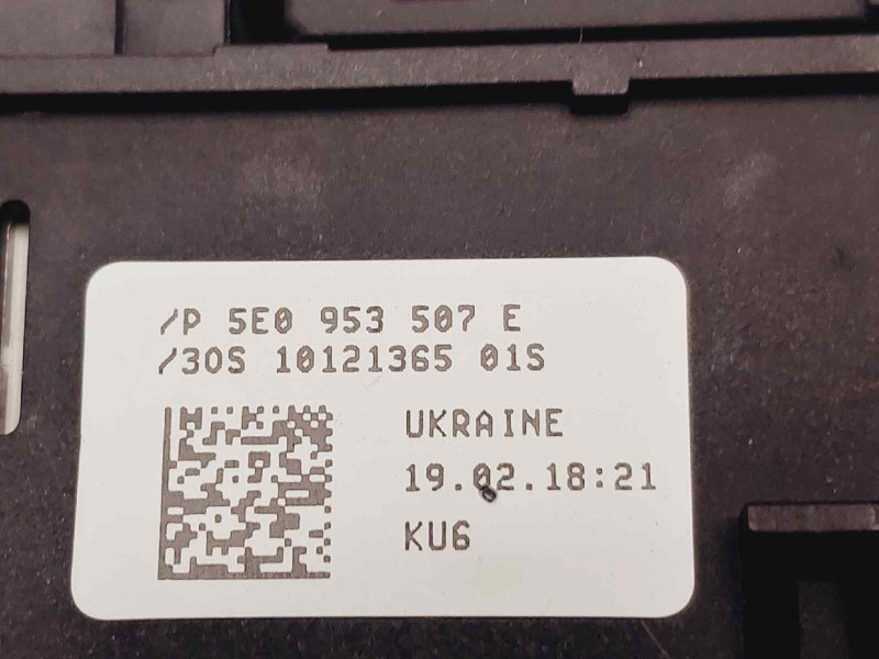 Recambio de warning para skoda octavia lim. (5e3) rs 245 referencia OEM IAM 5E0953507E  