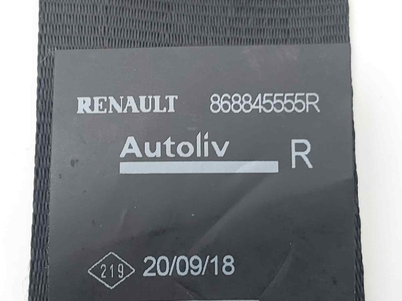 Recambio de cinturon seguridad delantero derecho para dacia sandero access referencia OEM IAM 868845555R  