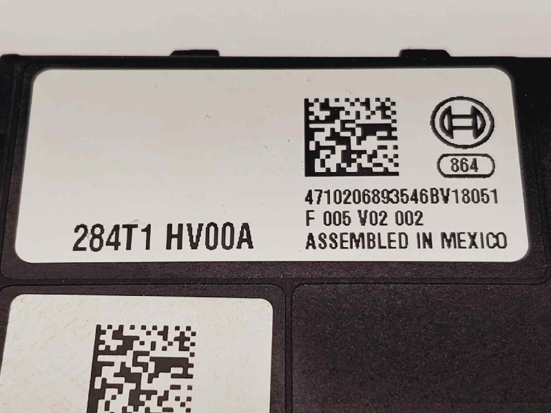 Recambio de modulo electronico para nissan qashqai (j11) tekna referencia OEM IAM 284T1HV00A  