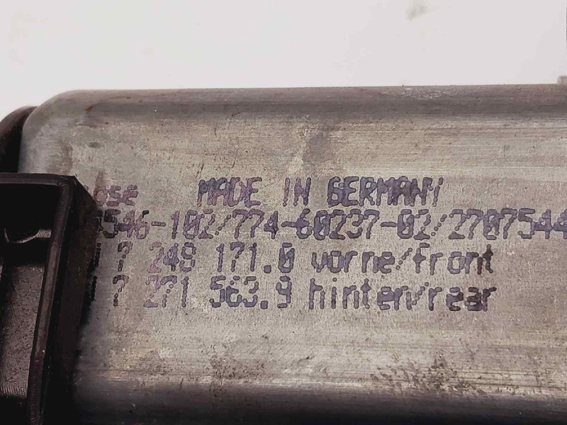 Recambio de elevalunas trasero izquierdo para bmw serie 5 lim. (f10) 520d referencia OEM IAM 7208017F18S 72481710 72715639