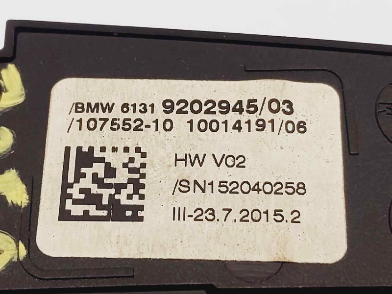 Recambio de interruptor para bmw serie 5 lim. (f10) 520d referencia OEM IAM 61319202945 9202945 