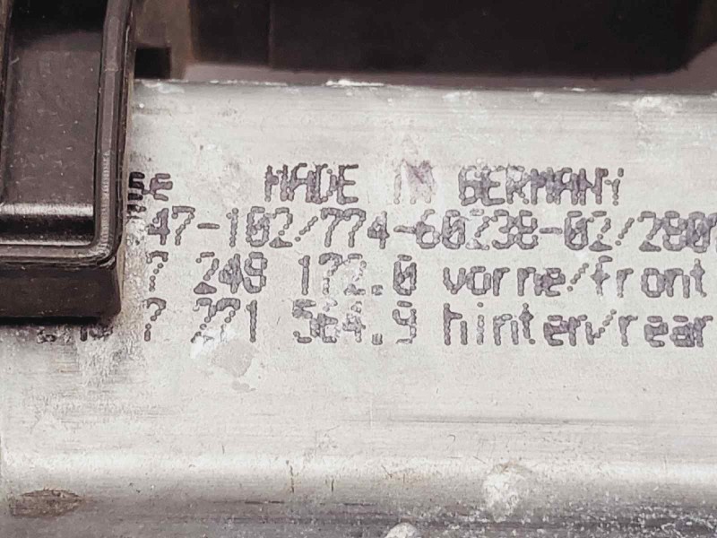 Recambio de elevalunas trasero derecho para bmw serie 5 lim. (f10) 520d referencia OEM IAM 942889100 7208018 72481720