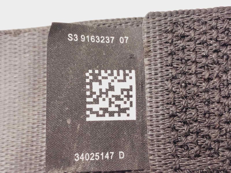 Recambio de cinturon seguridad trasero izquierdo para bmw serie 5 lim. (f10) 520d referencia OEM IAM 9163237 34025147D 