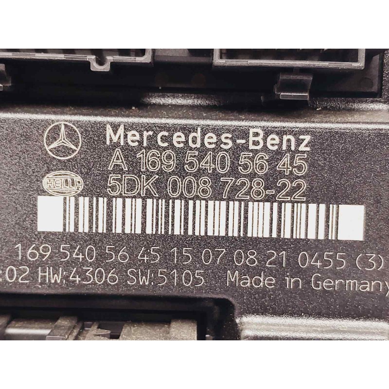 Recambio de modulo confort para mercedes clase b (w245) 200 cdi (245.208) referencia OEM IAM A1695405645 5DK008728 