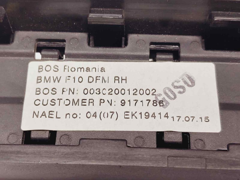 Recambio de no identificado para bmw serie 5 lim. (f10) 520d referencia OEM IAM 9171786  