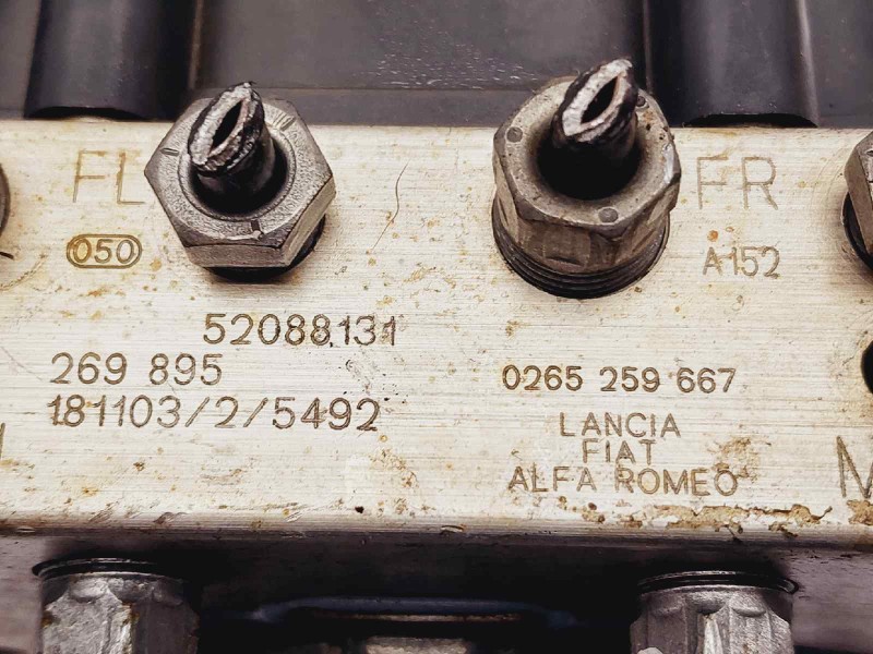 Recambio de abs para fiat qubo (300) dynamic referencia OEM IAM 0265259667 2265106516 0265956519
