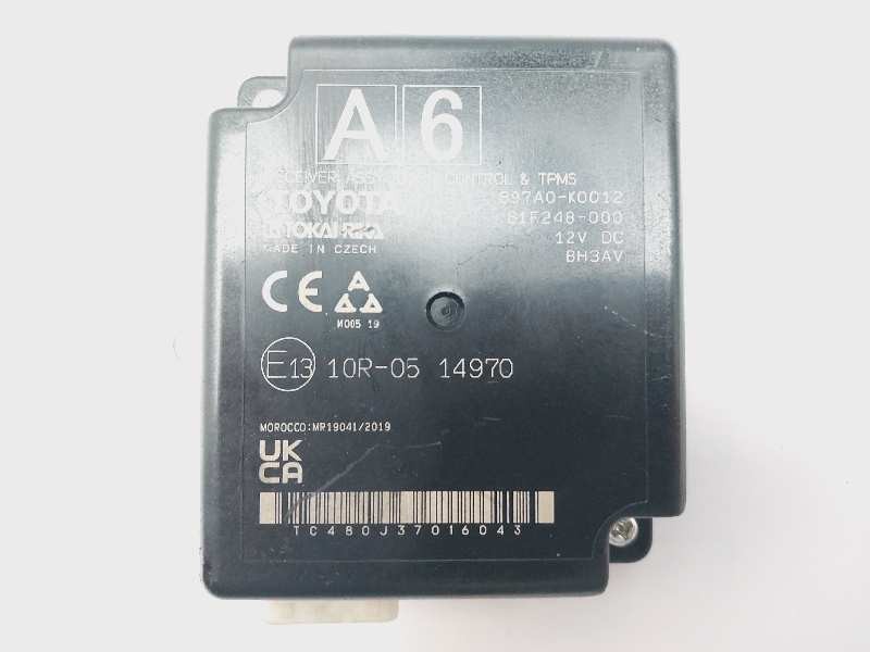 Recambio de modulo electronico para toyota yaris xpa1f referencia OEM IAM 897A0K0012 10R0514970 