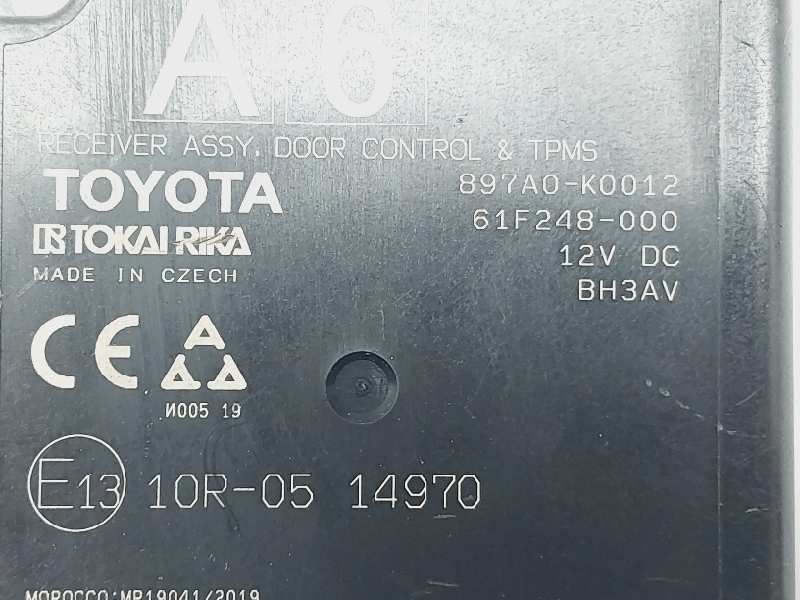 Recambio de modulo electronico para toyota yaris xpa1f referencia OEM IAM 897A0K0012 10R0514970 