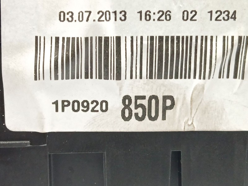 Recambio de cuadro instrumentos para seat altea (5p1) tsi referencia OEM IAM 1P0920850P  