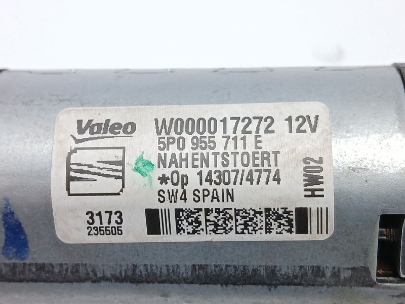 Recambio de motor limpia trasero para seat altea (5p1) tsi referencia OEM IAM 5P0955711E  W000017272
