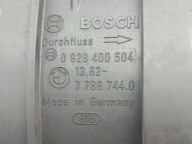 Recambio de caudalimetro para bmw serie 1 berlina (e81/e87) 118d referencia OEM IAM 77887440  0928400504