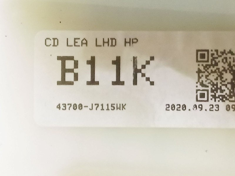 Recambio de palanca cambio para kia ceed crdi referencia OEM IAM 43700J7115WK  