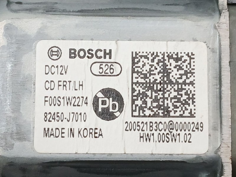 Recambio de elevalunas delantero izquierdo para kia ceed crdi referencia OEM IAM 82470J7010  82450J7010
