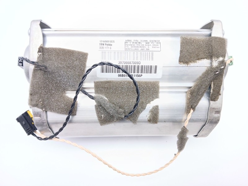 Recambio de airbag delantero derecho para bmw serie 1 berlina (e81/e87) 118d referencia OEM IAM 39706687009D  